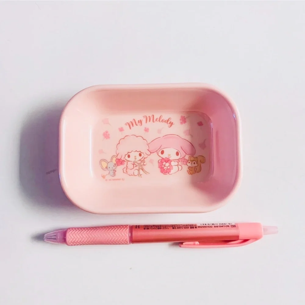 Sanrio My Melody Mini Trinket Tray Dish 4” Sweet Piano Jewelry Holder Kawaii